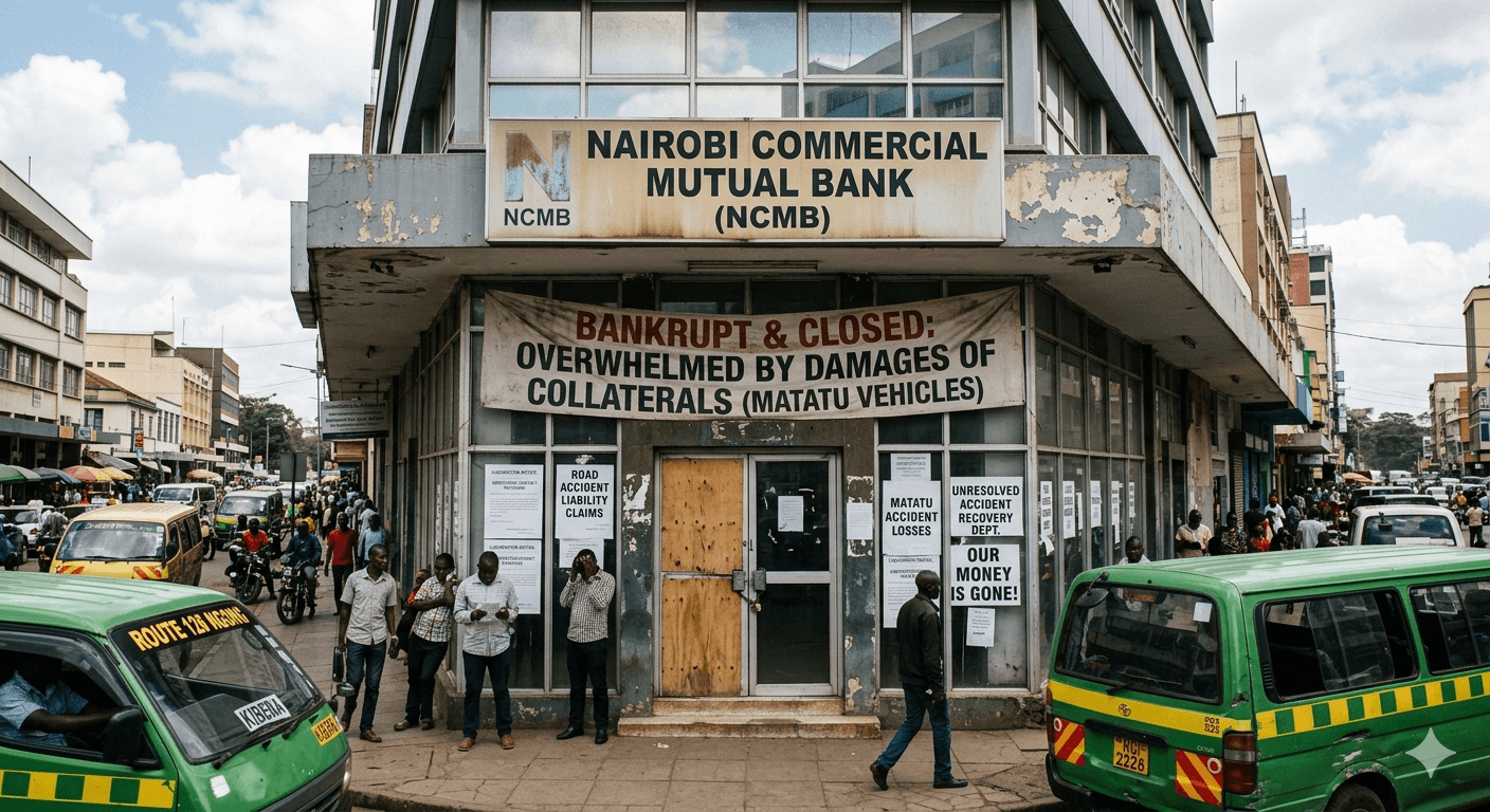 Mutual Bank Ruined by Destroyed Matatu Collaterals
