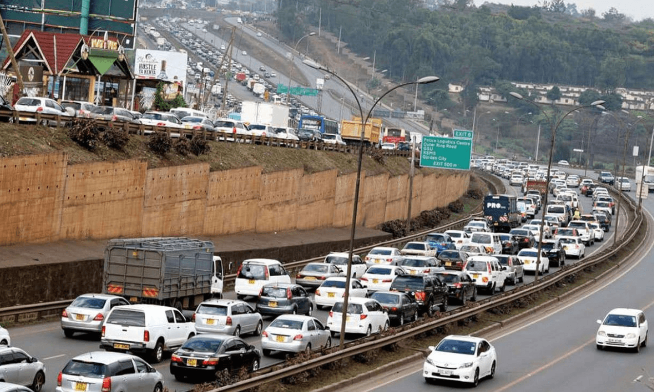 Heavy Congestion on Nairobi's Outer Ring Road